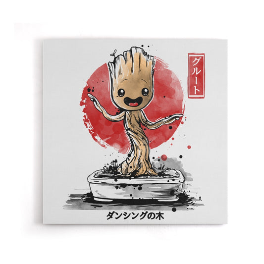 Bonsai Groot - Canvas Print