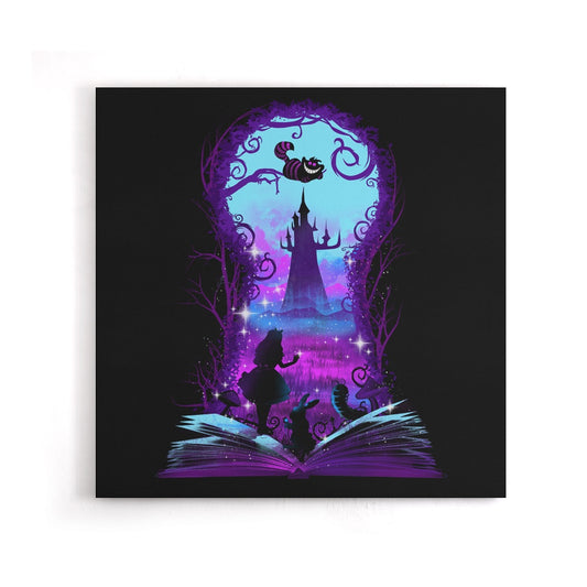 Book of Wonderland (Alt) - Canvas Print