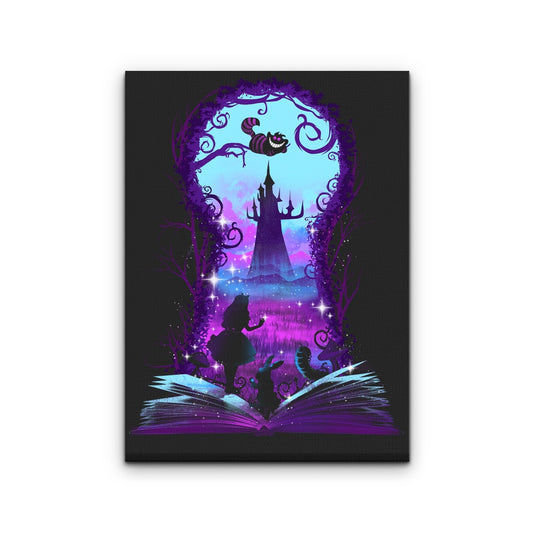 Book of Wonderland (Alt) - Canvas Print