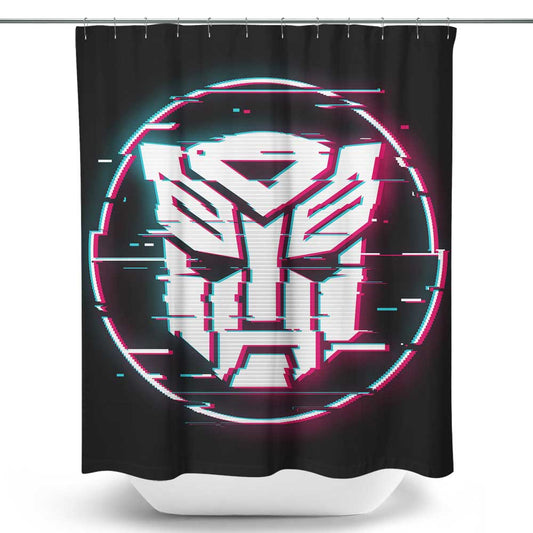 Bot Glitch - Shower Curtain