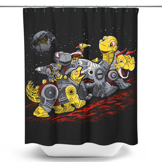 Bots Before Time - Shower Curtain