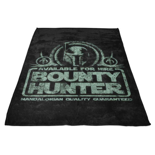 Bounty Hunter for Hire - Fleece Blanket