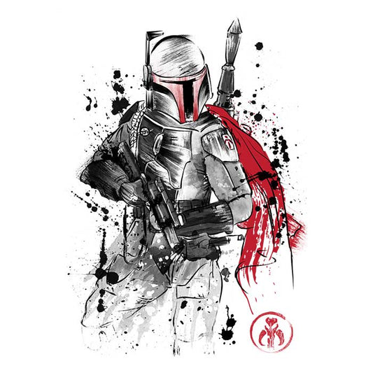 Bounty Hunter Sumi-e - Canvas Print