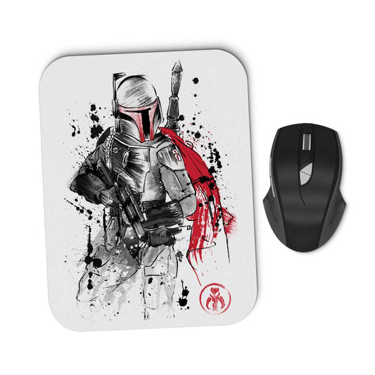 Bounty Hunter Sumi-e - Mousepad