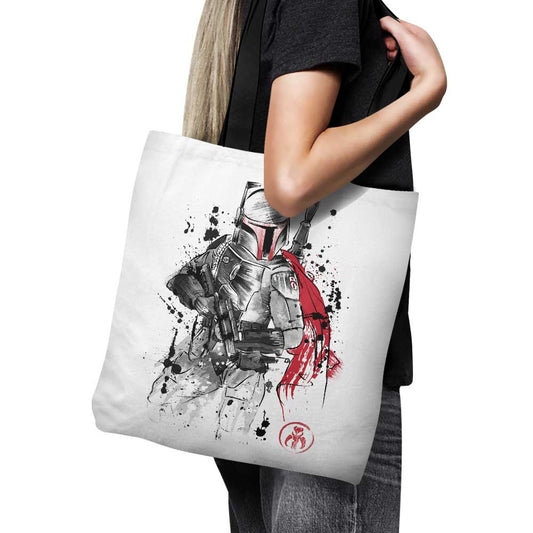 Bounty Hunter Sumi-e - Tote Bag