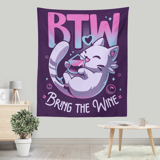 Bring the Wine - Wall Tapestry