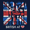 British at Heart - Metal Print