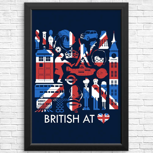 British at Heart - Posters & Prints
