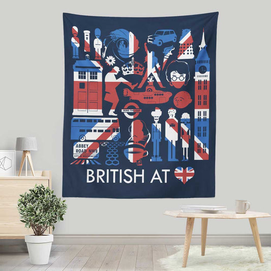 British at Heart - Wall Tapestry