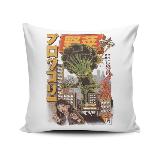 Broccozilla - Throw Pillow