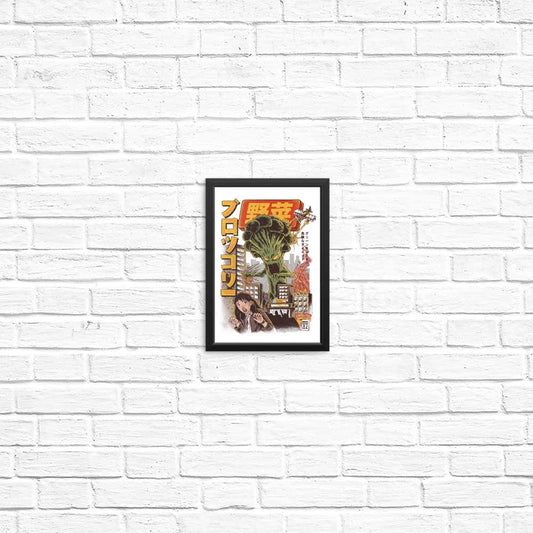 Broccozilla - Posters & Prints