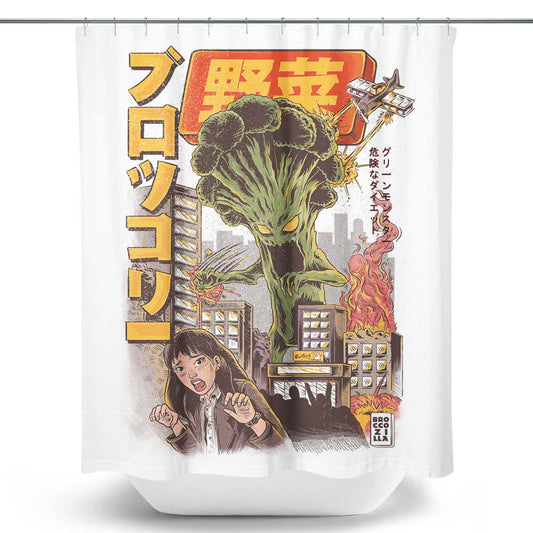 Broccozilla - Shower Curtain