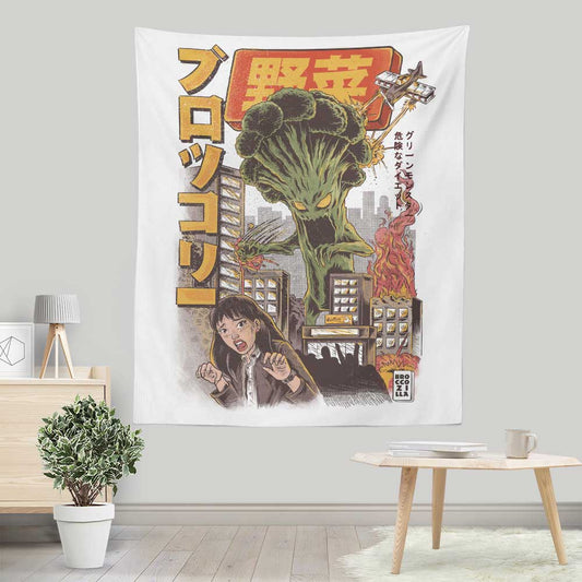 Broccozilla - Wall Tapestry