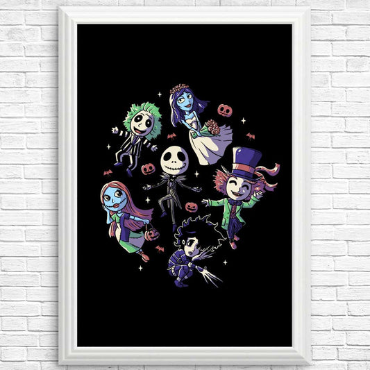 Burton's Halloween - Posters & Prints