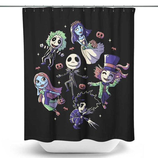 Burton's Halloween - Shower Curtain