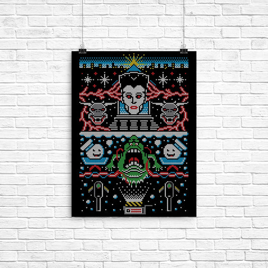 Bustin X-Mas Sweater - Poster