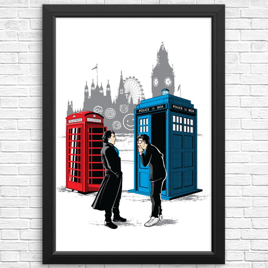 Cabins Collide - Posters & Prints