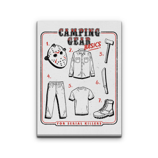 Camping Gear Basics - Canvas Print