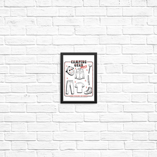 Camping Gear Basics - Posters & Prints
