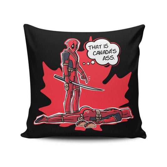 Canada's Behind - Throw Pillow
