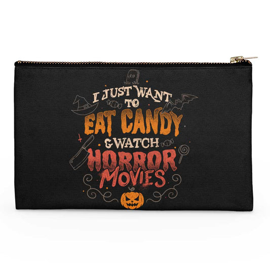 Candy and Horror Movies - Accessory Pouch