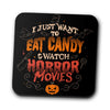Candy and Horror Movies - Coasters