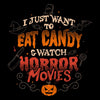 Candy and Horror Movies - Long Sleeve T-Shirt