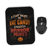Candy and Horror Movies - Mousepad