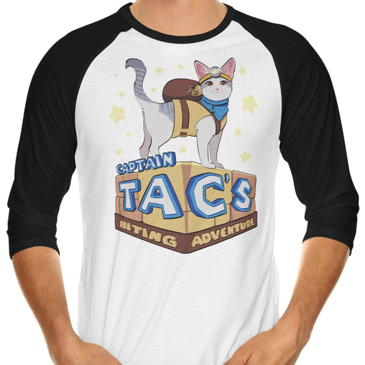 Captain Tac - 3/4 Sleeve Raglan T-Shirt