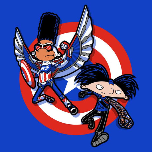 Captain Tallhair and Football Soldier - Men's Apparel