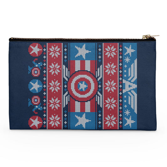 Captain's Christmas Sweater - Accessory Pouch