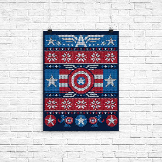 Captain's Christmas Sweater - Poster