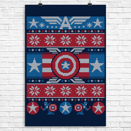 Captain's Christmas Sweater - Poster