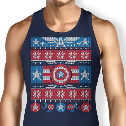 Captain's Christmas Sweater - Tank Top