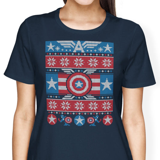 Captain's Christmas Sweater - Women's Apparel