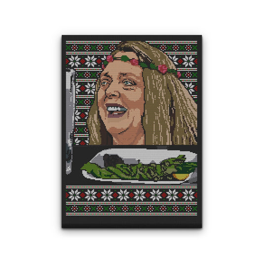 Carol Yelled at Sweater - Canvas Print