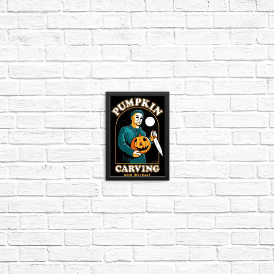 Carving with Michael - Posters & Prints