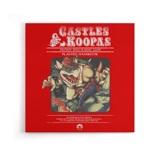 Castles and Koopas - Canvas Print