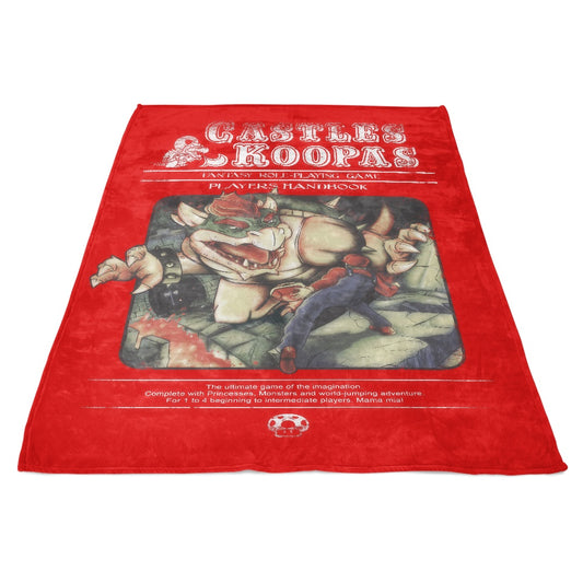 Castles and Koopas - Fleece Blanket