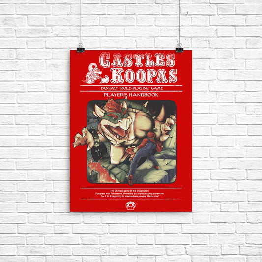 Castles and Koopas - Poster