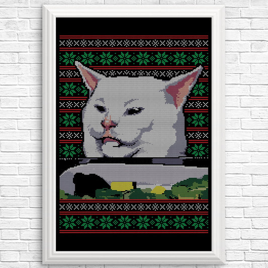 Cat Yelled at Sweater - Posters & Prints