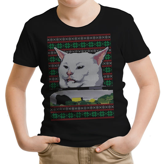 Cat Yelled at Sweater - Youth Apparel