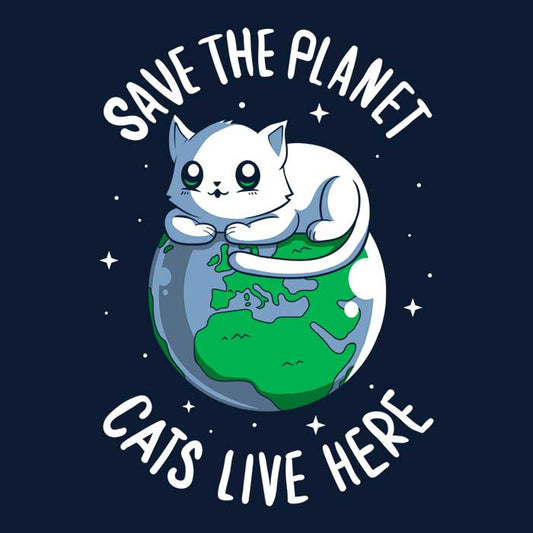 Cats Live Here - Canvas Print