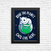 Cats Live Here - Posters & Prints