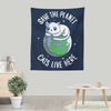 Cats Live Here - Wall Tapestry