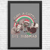 Catty Li'l Hissmas - Posters & Prints