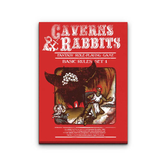 Caverns and Rabbits - Canvas Print