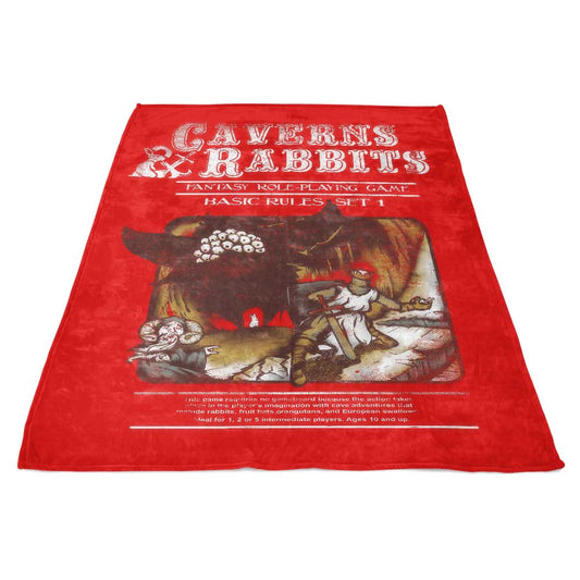 Caverns and Rabbits - Fleece Blanket