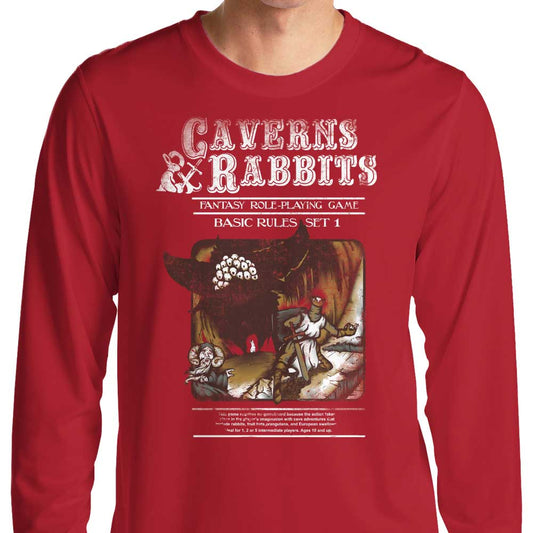Caverns and Rabbits - Long Sleeve T-Shirt