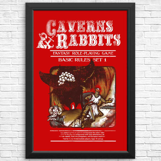 Caverns and Rabbits - Posters & Prints